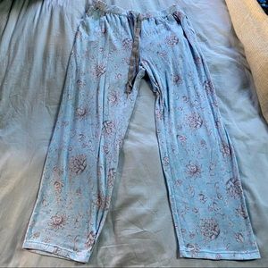 Laura Ashley Floral Pajama Pants, Size XL